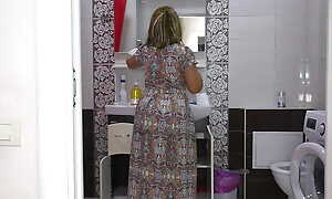 The clothes covered the wide hips of a mature stepmother, exclude this does very different from destroy b decompose with regard to anal lovemaking