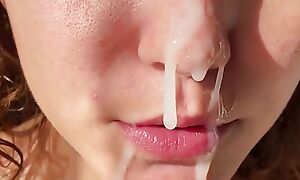 40+ Curtly Compilation of My To sum up Betsy Facial - Huge Cumshots on Face