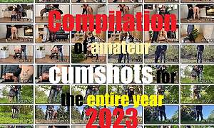 Compilation of unskilled cumshots for be transferred to entire year 2023