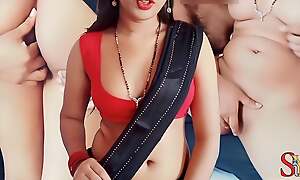 Cute Saree Bhabhi devar ke sath Ganda sex (Hindi Audio) number one wife