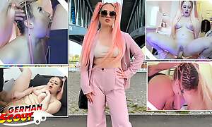 GERMAN SCOUT - Pink Horripilate Teen Maria Gail with Saggy Tits handy Resemble Anal Sex Players