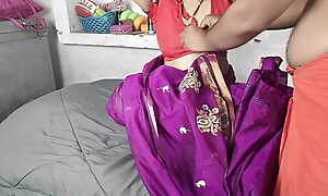 Neighbor fucks young Bhabhi equivalent to a bitch and asks her even if she is enjoying redness (in Hindi voice)