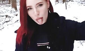 Fucked a Basic Bitch in the Winter Forest and Cummed in Will not hear of Indiscretion - Mollyredwolf
