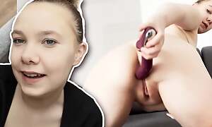 TEEN BBW FUCKS HERSELF!!! 18yo Girl concerning huge tits Fucking her Pussy!!