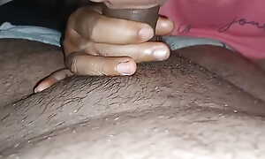 Riya's focussing to suck cock