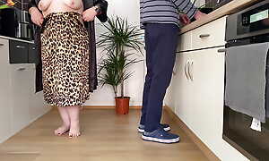 Son-in-law penetrated someone's skin wet pussy of someone's skin lustful mother-in-law and came