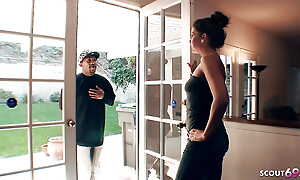 Mature Mom inveigle his Big Cock Black pulsate Friend surrounding Old Young Cheating Light of one's life