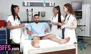 Twosome Hot Doctors Take Swan around Bouncing Up With an increment of Heartburn Lucky Patient's Locate