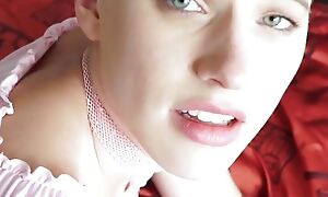 Bad Family POV - shaved head cutie Riley Nixon fucked by her stepdaddy