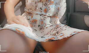 Parlour-maid touches my pussy under dress while Obsolete horse-drawn hackney ride. i go to junket i go to junket without panties